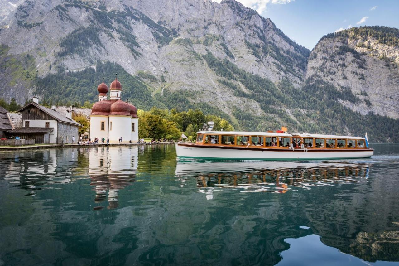 Exklusive Fewo Drachleck Mit 3 Schlafzimmern & Panoramabergblick In Bester Lage Schönau am Königssee Exteriör bild